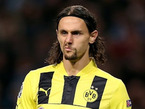 Dortmund's Neven Subotic in action against Man City on October 3, 2012