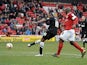 Charlton's Ricardo Fuller scores his team's sixth in the match against Barnsley on April 13, 2013