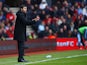 Southampton manager Mauricio Pochettino on the sideline during his side's match against West Ham on April 13, 2013
