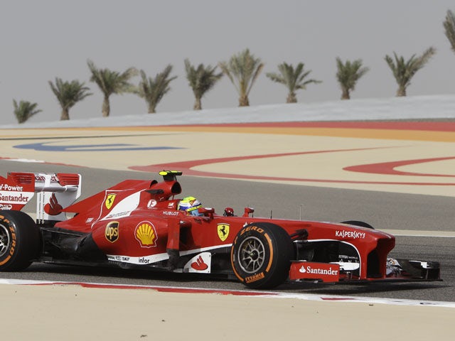 Ferrari dominate first practice in Bahrain