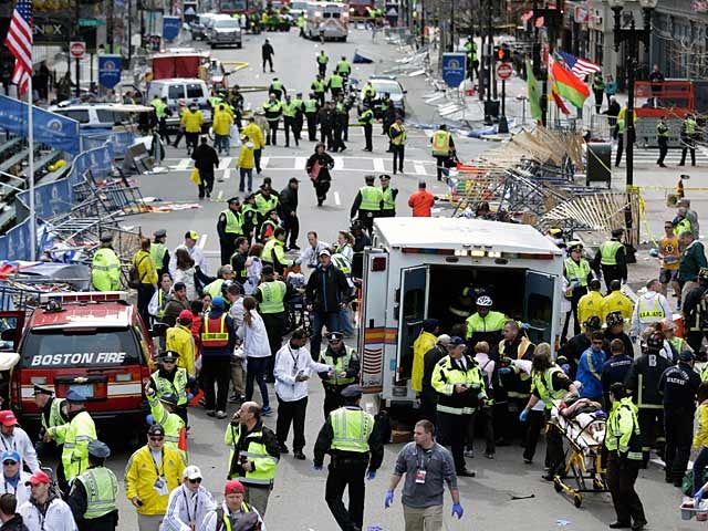 Three dead as explosions hit Boston Marathon