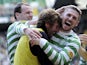 Celtic's Gary Hooper celebrates after scoring against Inverness on April 21, 2013