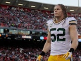 Green Bay Packers' Clay Matthews during a warmup on January 12, 2013