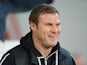 Barnsley boss David Flitcroft on the touchline during a game with Cardiff on April 9, 2013