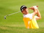 Chilean golfer Felipe Aguilar in action on May 24, 2012