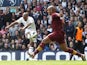 Tottenham Hotspur's Jermain Defoe scores against Manchester City during the Premier League clash on April 21, 2013