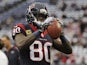 Houston Texans wide receiver Andre Johnson warms up before the match against the Cincinnati Bengals on January 5, 2013