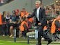 Bayern head coach Jupp Heynckes gestures from the sideline during the Champions League match with FC Barcelona on April 23, 2013