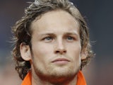 Netherlands player Daley Blind prior to their match against Estonia on March 22, 2013