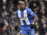 Wigan Athletic's Emmerson Boyce during the Premier League match against Fulham on January 12, 2013