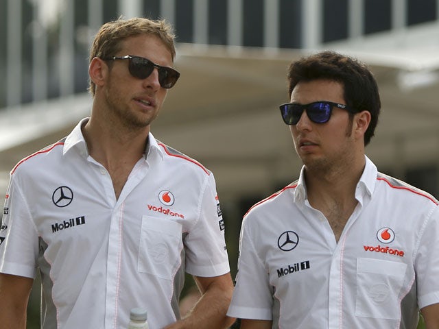 Button clears the air with Perez