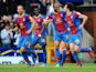 Crystal Palace's Mile Jedinak celebrates after scoring in the Championship clash with Peterborough United on May 4, 2013