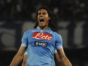 Cavani hat-trick secures Napoli win