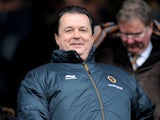 Wolves' CEO Jez Moxey in the stands on February 4, 2013