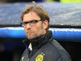 Borussia Dortmund boss Jurgen Klopp prior to kick-off against Real Madrid in the Champions League on April 30, 2013