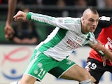 St Etienne's Yohan Mollo in action against Rennes on March 8, 2013