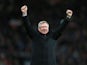 Sir Alex Ferguson celebrates winning the Premier League with Man Utd on April 22, 2013
