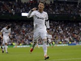 Real Madrid's Cristiano Ronaldo celebrates his 200th goal for the club on May 8, 2013