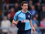 Wycombe Wanderers player Matt Bloomfield during the League Two match against Stevenage on March 12, 2011