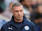 Leicester boss Nigel Pearson on the touchline during the match against Watford on May 9, 2013