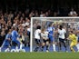 Chelsea midfielder Oscar scores against Spurs on May 8, 2013
