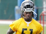 Pittsburgh Steelers linebacker Sean Spence during training on May 22, 2013