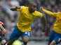 Southampton's Jason Puncheon celebrates scoring the equalising goal in the match against Sunderland on May 12, 2013