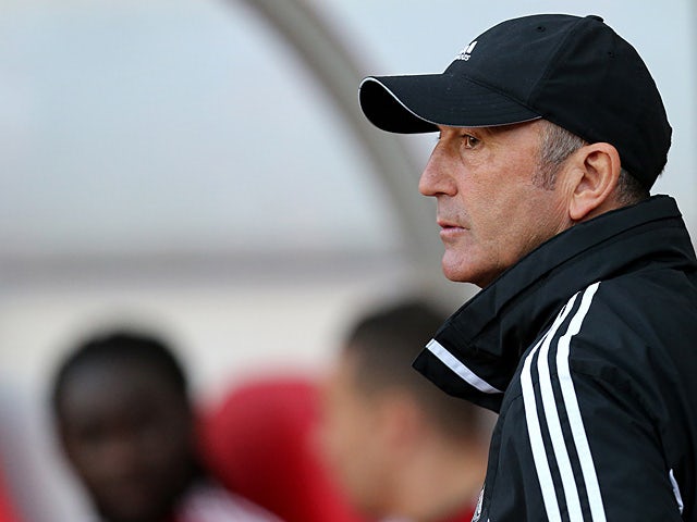 Stoke boss Tony Pulis during the match against Sunderland on May 6, 2013