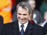 Alan Hansen in the stands on March 6, 2011