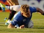Leinster's Ian Madigan scores a try against Stade Francais during the Challenge Cup Final on May 17, 2013