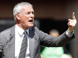 Monaco boss Claudio Ranieri gestures to his players on the touchline on May 4, 2013