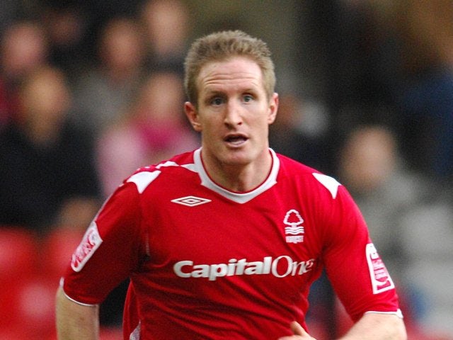 John Curtis playing for Nottingham Forest.