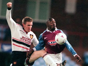 John Curtis in action against Aston Villa