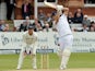 England's Jonathan Trott bats during day 3 of the first test against New Zealand on May 18, 2013