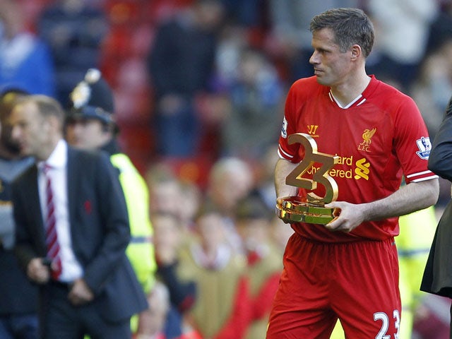 Jamie Carragher thanks Liverpool fans