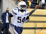 San Diego Chargers outside linebacker Melvin Ingram enters the field on December 9, 2012