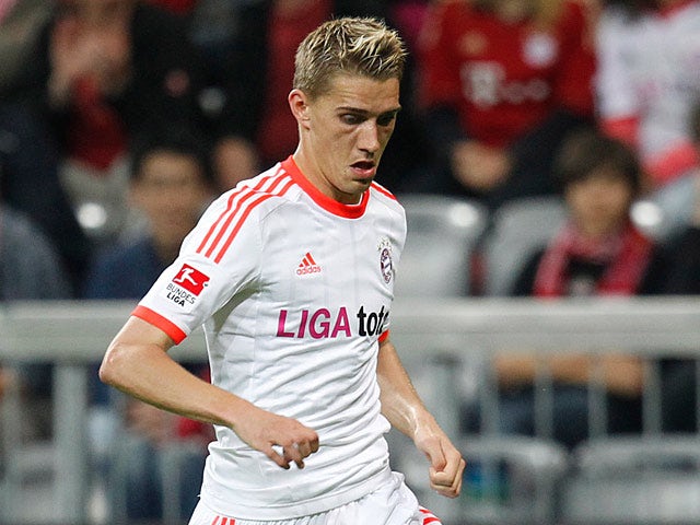 Munich's Nils Petersen in action on May 22, 2012