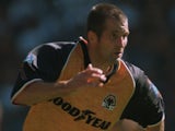 Wolves legend Steve Bull in action against Sheffield United on August 16, 1997