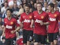 Manchester United's Shinji Kagawa celebrates scoring against West Brom on May 19, 2013