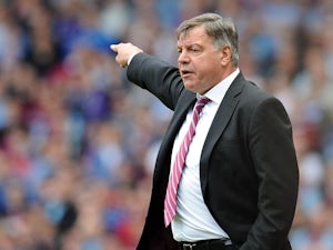 West Ham United manager Sam Allardyce during the Premier League match against Reading on May 19, 2013