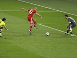 Bayern's Arjen Robben scores the winning goal in the Champions League Final on May 25, 2013