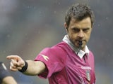 Ref Nicola Rizzoli during a game between Juve and Inter on March 30, 2013