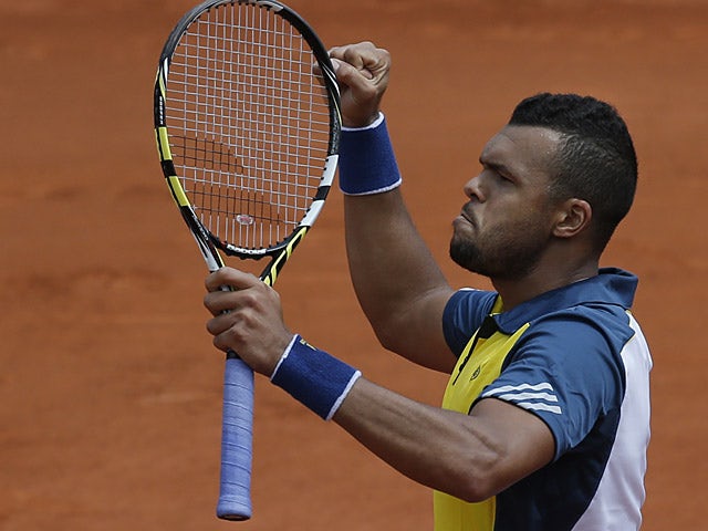 Tsonga wins all-French tie in Paris