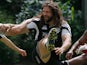 Barbarians' Martin Castrogiovanni during a training session on May 28, 2013