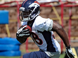 Denver Broncos' Montee Ball during a training session on May 10, 2013