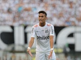 Santos' Neymar during the match against Corinthians on May 19, 2013