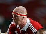 British and Irish Lions' Paul O'Connell in action against the Barbarians on June 1, 2013