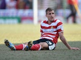 Doncaster Rovers' Tommy Spurr at the end of the match against Notts County on April 20, 2013