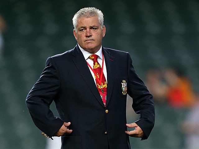 Gatland satisfied with Lions win