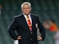 British and Irish Lions head coach Warren Gatland on the pitch before the match against the Barbarians on June 1, 2013